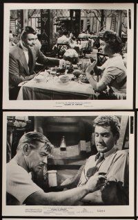 3w202 SOLDIER OF FORTUNE 8 8x10 stills '55 Clark Gable, sexy Susan Hayward, Michael Rennie