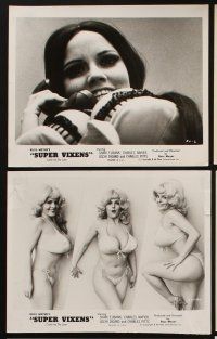 3w206 SUPER VIXENS 8 8x10 stills '75 great images of Russ Meyer's sexy buxom girls, Shari Eubank!