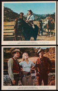 3w658 CAT BALLOU 9 color 8x10 stills '65 classic sexy cowgirl Jane Fonda, Lee Marvin, Callan