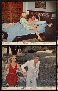 3w728 HARD CONTRACT 8 color 8x10 stills '69 hit man James Coburn falls for sexy Lee Remick!