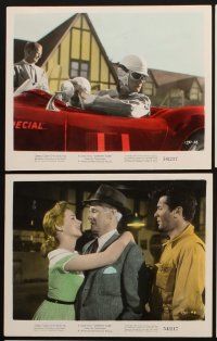 3w646 JOHNNY DARK 10 color 8x10 stills '54 Tony Curtis, Piper Laurie, Don Taylor, car racing!