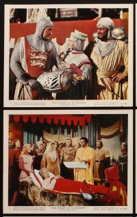 3w628 KING RICHARD & THE CRUSADERS 12 color 8x10 stills '54 Rex Harrison, Virginia Mayo, Sanders