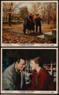 3w938 TROUBLE WITH HARRY 6 color 8x10 stills '55 Alfred Hitchcock, Gwenn, Forsythe, MacLaine