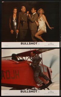 3w686 BULLSHOT 8 color English FOH LCs '83 wacky English parody of the Bulldog Drummond series!