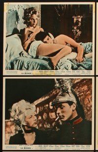 3w794 LA RONDE 8 color English FOH LCs '64 sexy Jane Fonda, directed by Roger Vadim!