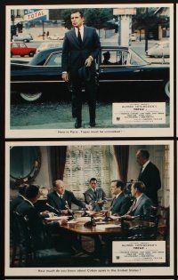 3w878 TOPAZ 8 color English FOH LCs '69 Alfred Hitchcock, Frederick Stafford, Dany Robin, Forsythe