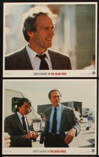 3w702 DEAD POOL 8 8x10 mini LCs '88 Clint Eastwood as tough cop Dirty Harry, great images!