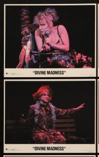 3w705 DIVINE MADNESS 8 8x10 mini LCs '80 great images of Bette Midler performing live on stage!