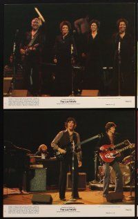 3w816 LAST WALTZ 8 8x10 mini LCs '78 Bob Dylan, The Band & more, directed by Martin Scorsese!