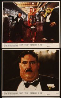 3w830 MONTY PYTHON'S THE MEANING OF LIFE 8 8x10 mini LCs '83 Graham Chapman, John Cleese, Gilliam!