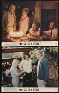 3w836 ON GOLDEN POND 8 8x10 mini LCs '81 Katharine Hepburn, Henry Fonda, and Jane Fonda!