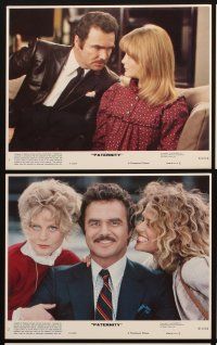 3w841 PATERNITY 8 8x10 mini LCs '81 Burt Reynolds, Beverly D'Angelo, Lauren Hutton!