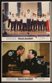 3w846 POLICE ACADEMY 8 8x10 mini LCs '84 Steve Guttenberg, Kim Cattrall, Bubba Smith!