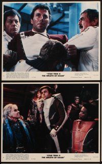 3w936 STAR TREK II 6 8x10 mini LCs '82 Kirstie Alley, Leonard Nimoy, James Doohan, Montalban