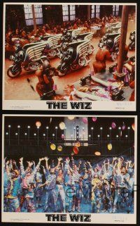 3w960 WIZ 4 8x10 mini LCs '78 cool production scenes from this version of The Wizard of Oz!