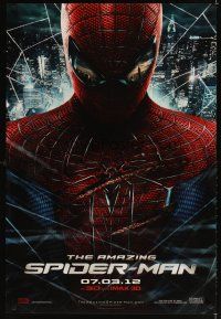 3z028 AMAZING SPIDER-MAN DS teaser 1sh '12 Andrew Garfield in title role!
