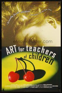 3z044 ART FOR TEACHERS OF CHILDREN 1sh '95 Jennifer Montgomery directed!