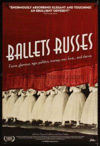 3z056 BALLETS RUSSES 1sh '05 Russian exile ballet documentary, cool image!