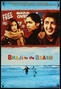3z080 BHAJI ON THE BEACH 1sh '93 Kim Vithana, Jimmi Harkishin, set yourself free!