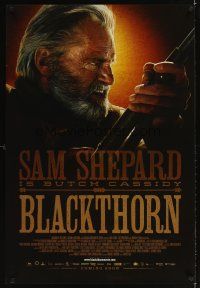 3z085 BLACKTHORN advance DS 1sh '11 cool image of Sam Shepard as Butch Cassidy!
