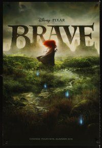 3z095 BRAVE advance DS 1sh '12 cool Disney/Pixar fantasy cartoon set in Scotland!