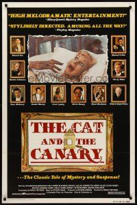 3z120 CAT & THE CANARY 1sh '79 Radley Metzger, Honor Blackman, Olivia Hussey!