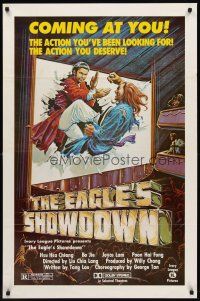 3z212 EAGLE'S SHOWDOWN 1sh '70s cool art, the action you've been looking for that you deserve!