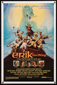 3z222 ERIK THE VIKING 1sh '89 Tim Robbins in the title role, John Cleese, Eartha Kitt, Rooney!