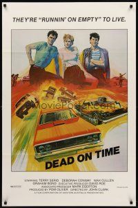 3z245 FAST LANE FEVER int'l 1sh '84 Terry Serio, cool racing artwork, Dead On Time!