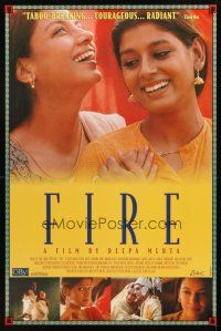 3z258 FIRE 1sh '97 Shabana Azmi, Nandita Das, Kulbushan Kharbanda, directed by Deepa Mehta