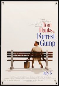 3z266 FORREST GUMP advance 1sh '94 Tom Hanks, Robin Wright Penn, Robert Zemeckis classic!