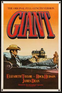 3z290 GIANT 1sh R83 cool image of James Dean, directed by George Stevens!