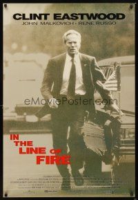 3z360 IN THE LINE OF FIRE int'l 1sh '93 Wolfgang Petersen, Clint Eastwood as Secret Service!