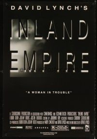 3z373 INLAND EMPIRE heavy stock 1sh '07 Laura Dern, Jeremy Irons, directed by David Lynch!