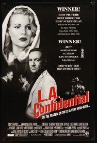 3z415 L.A. CONFIDENTIAL DS awards 1sh '97 Kevin Spacey, Russell Crowe, Danny DeVito, Kim Basinger!