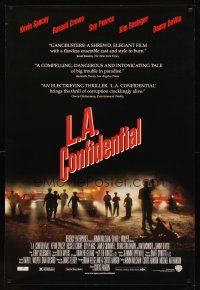 3z414 L.A. CONFIDENTIAL 1sh '97 Kevin Spacey, Russell Crowe, Danny DeVito, Kim Basinger