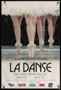 3z417 LA DANSE: THE PARIS OPERA BALLET 1sh '09 Frederick Wiseman, image of ballet dancers' feet!