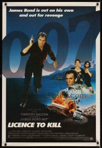 3z432 LICENCE TO KILL int'l 1sh '89 Timothy Dalton as James Bond, he's out for revenge!
