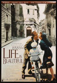 3z435 LIFE IS BEAUTIFUL 1sh '98 Roberto Benigni's La Vita e bella, Nicoletta Braschi