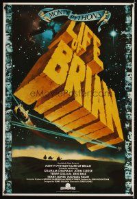 3z438 LIFE OF BRIAN int'l 1sh '79 Monty Python, he's not the Messiah, he's just a naughty boy!