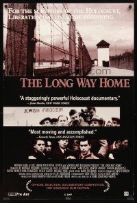 3z451 LONG WAY HOME 1sh '97 Holocaust documentary, liberation was only the beginning!
