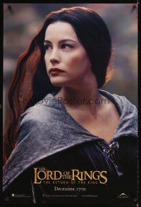 3z458 LORD OF THE RINGS: THE RETURN OF THE KING Arwen style teaser DS 1sh '03 sexy Liv Tyler as Arwen!