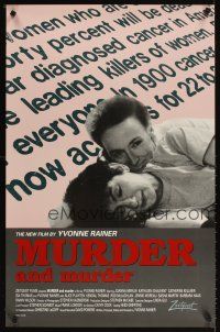 3z534 MURDER & MURDER 1sh '96 Joanna Merlin, Kathleen Chalfant!