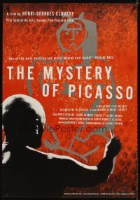 3z540 MYSTERY OF PICASSO 1sh R00 Le Mystere Picasso, Henri-Georges Clouzot & Pablo!