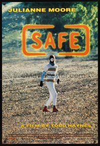 3z675 SAFE 1sh '95 Todd Haynes, Julianne Moore, strange image!