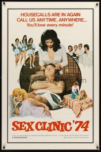 3z695 SEX CLINIC '74 1sh '74 wild sexy images, call us anytime... you'll love every minute!