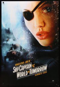 3z714 SKY CAPTAIN & THE WORLD OF TOMORROW set of 3 teaser DS 1shs '04 Jude Law, Paltrow, Jolie!