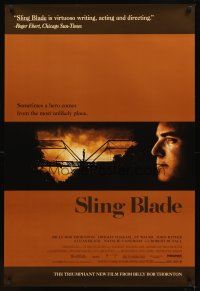3z716 SLING BLADE 1sh '96 great image of star & director Billy Bob Thornton!