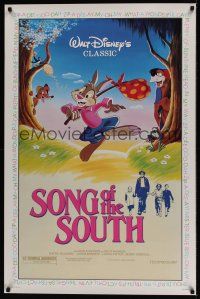 3z723 SONG OF THE SOUTH 1sh R86 Walt Disney, Uncle Remus, Br'er Rabbit & Br'er Bear!