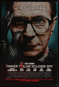 3z796 TINKER TAILOR SOLDIER SPY advance DS 1sh '11 cool image of Gary Oldman!